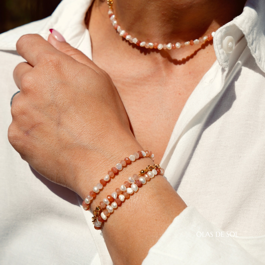Pulsera Salina Ref.1 - acero inoxidable bañado en oro 18k
