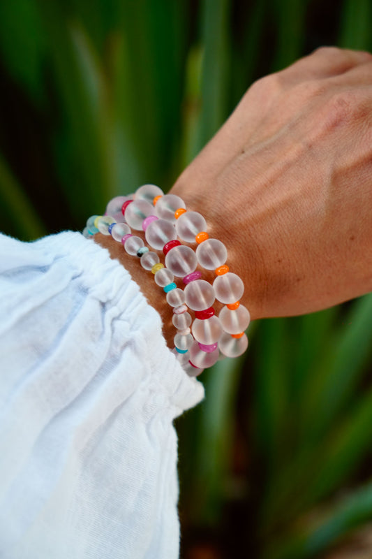 Conjunto pulseras Bubble multicolor